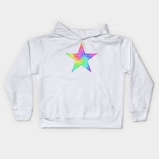 Rainbow Star Illusion Kids Hoodie